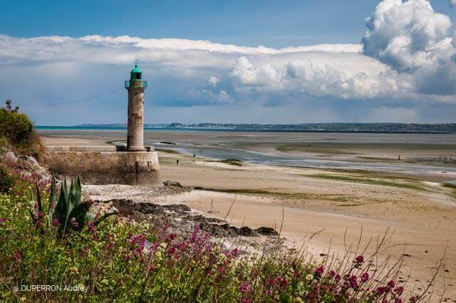Le phare du Légué en baie de St-Brieuc